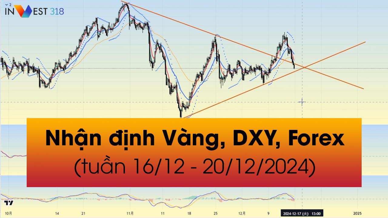 Nhận định VÀNG, DXY, FOREX tuần 16/12 - 20/12/2024