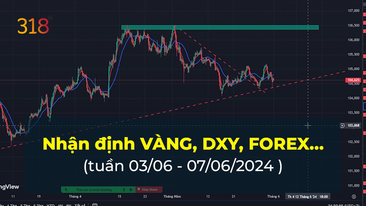 Nhận định Forex, GOLD tuần 03/06 - 07/06/2024